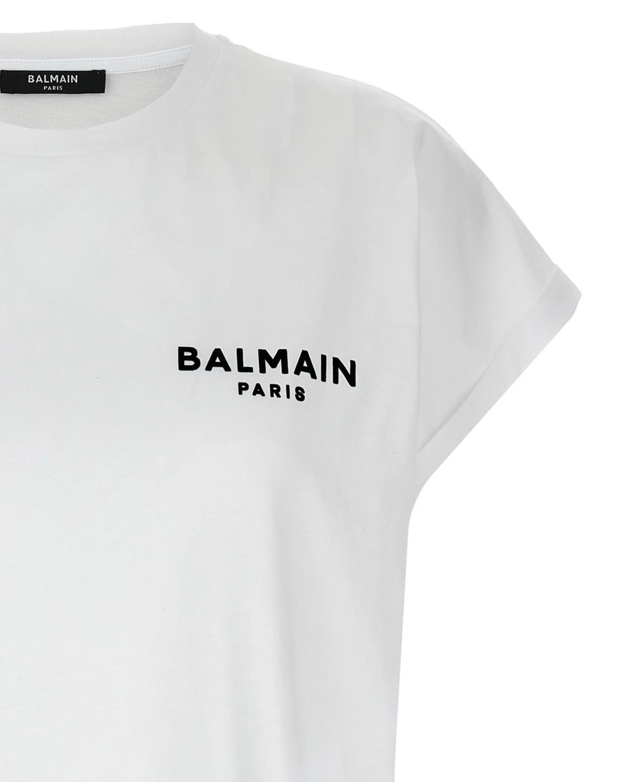 Balmain Clothing Small Balmain Logo Crewneck T-Shirt