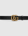 Gucci Accessories Medium | 6 Leather Belt with Double G Buckle