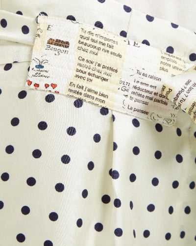La Prestic Ouiston Clothing Small | 6 "Mumbai" Polka-Dot Silk-Twill Shorts