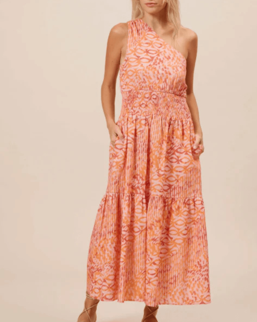 Lucy Paris Clothing Small Adaline One Shoulder Dress