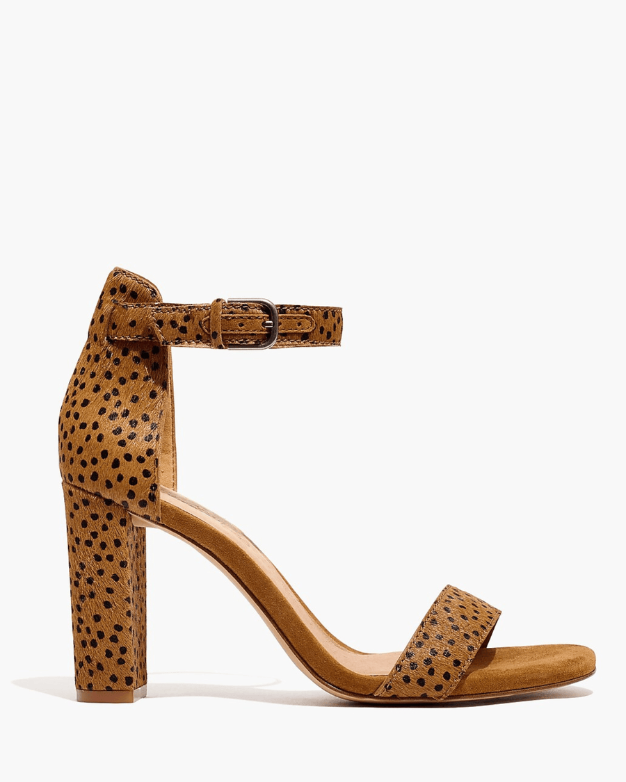 Madewell Shoes Large | US 10 The Brooke Ankle Strap Sandal In Spot Dot Calf Hair