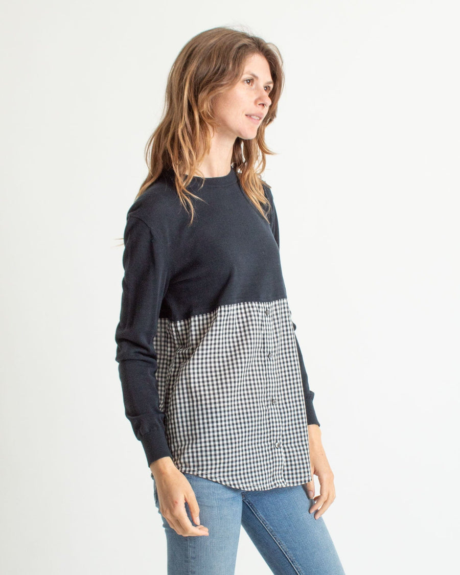 Marc By Marc Jacobs Clothing XS Gingham Detail Sweater