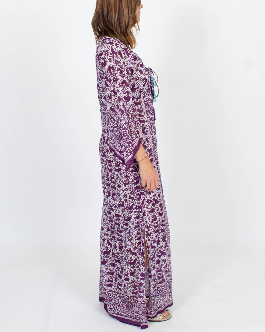 Printed Maxi Cover-Up