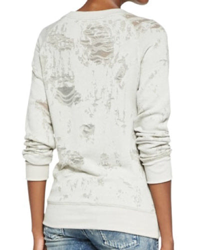 IRO Clothing XL "Nona" Burnout Sweatshirt