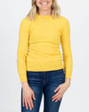Zimmermann Clothing Small Yellow Classic Crew Sweater