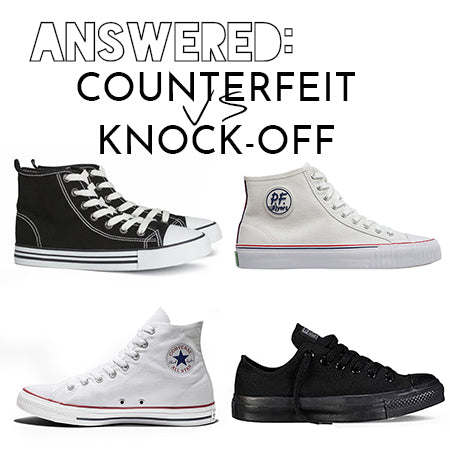 ANSWERED: What's the difference between Counterfeit vs Knock-off