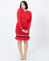 3.1 Phillip Lim Clothing Medium Fitted Red Sweater Dress