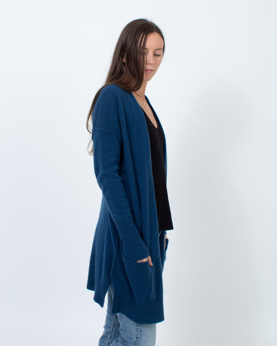 360 Cashmere Clothing Small Open Cashmere Cardigan