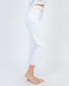 3X1 Clothing XXS | US 23 High-Rise Cropped White Jeans