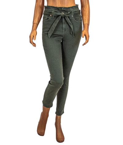 7 for all Mankind Clothing Small | US 26 Green High Waisted Jeans