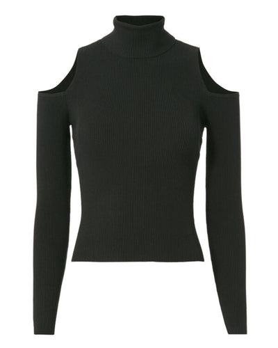 A.L.C. Clothing Small Mervyn Cold Shoulder Turtleneck