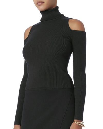 A.L.C. Clothing Small Mervyn Cold Shoulder Turtleneck