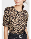A.L.C. Clothing XS Kati Leopard Puff Sleeve Tee