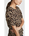 A.L.C. Clothing XS Kati Leopard Puff Sleeve Tee