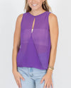 Aaron Ashe Clothing XS Keyhole High-Low Tank