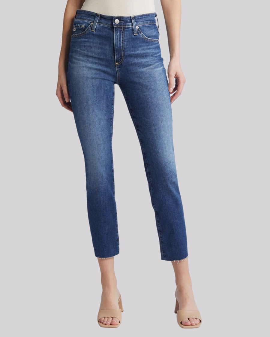 Adriano Goldschmied Clothing Small | US 26 "Mari Crop" High-Rise Straight Jeans