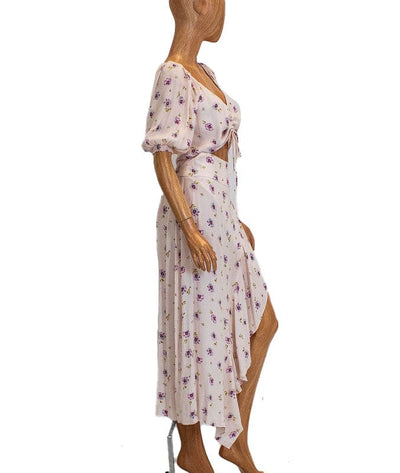 AFRM Clothing Small Crop Top Midi Skirt Set