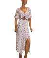 AFRM Clothing Small Crop Top Midi Skirt Set