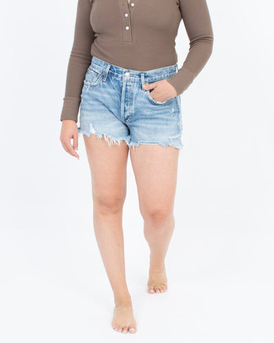 AGOLDE Clothing Medium | US 28 Distressed Denim Shorts