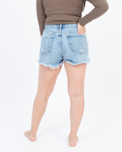 AGOLDE Clothing Medium | US 29 Frayed Hem Denim Shorts