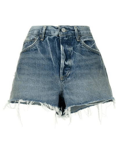 AGOLDE Clothing Small | US 27 Agolde Parker Raw-Edge Denim Shorts