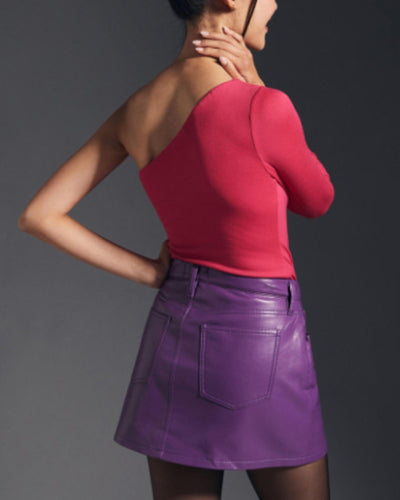 AGOLDE Clothing XS | 25 Recycled Leather Mini Skirt