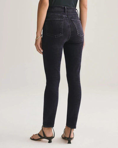 AGOLDE Clothing XXS | US 24 High-Rise "Nico" Skinny Jeans in Black