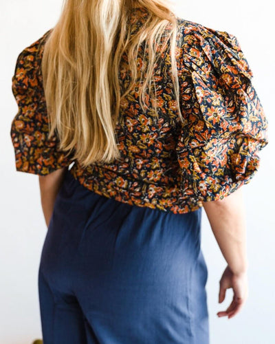 Aish Clothing XS Cropped Wrap Blouse
