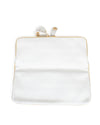 Alexander McQueen Bags One Size White Leather Skull Clutch