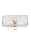 Alexander McQueen Bags One Size White Leather Skull Clutch