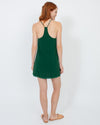 Alice + Olivia Clothing Large Green Silk Mini Dress