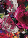 Alice + Olivia Clothing Small Mina Floral Mini Puff Sleeve