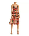 Alice + Olivia Clothing XS | US 0 'Santina' Tiered Midi Dress