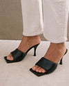 Alohas Shoes Small Black "Puffy Sandals"