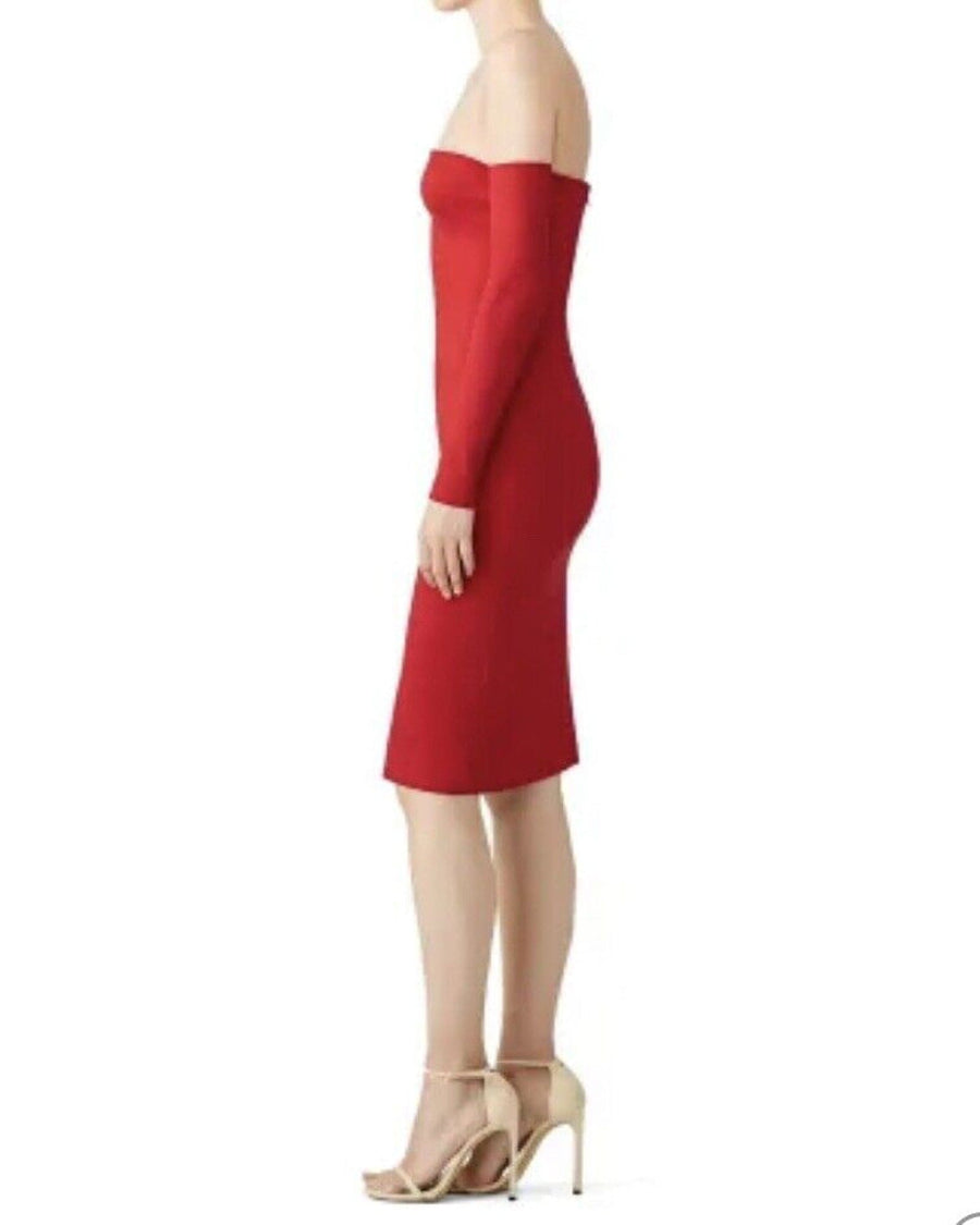 Amanda Uprichard Clothing Medium "Nicolette" Off Shoulder Dress