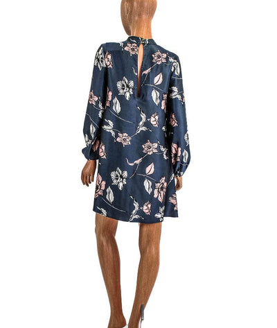 Amanda Uprichard Clothing Small Floral Silk Long Sleeve Dress