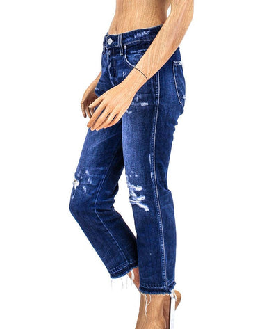 AMO Clothing Small | US 26 High-Rise Boyfriend Cropped Jeans