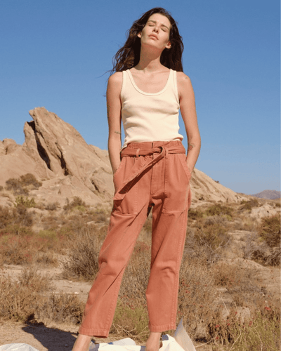 AMO Clothing XS | US 25 AMO Denim Paperbag Pant Relaxed Straight