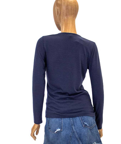 Ann Taylor Clothing Medium Knot Accent V-Neck Top