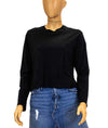 ATM Clothing Small Cropped Long Sleeve Tee