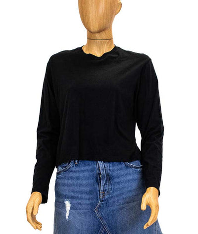 ATM Clothing Small Cropped Long Sleeve Tee