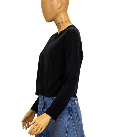 ATM Clothing Small Cropped Long Sleeve Tee