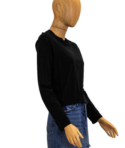 ATM Clothing Small Cropped Long Sleeve Tee