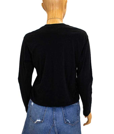 ATM Clothing Small Cropped Long Sleeve Tee