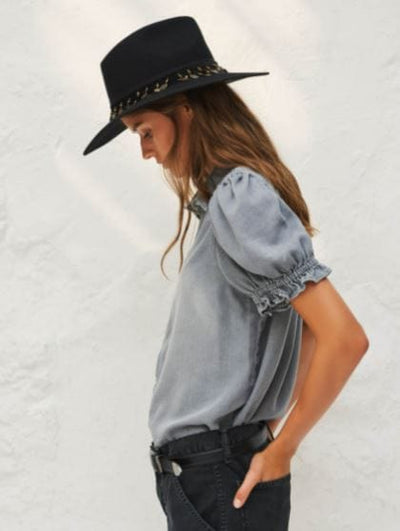 BA&SH Clothing Large "Danee" Denim Shirt