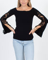 Bailey/44 Clothing XS Embroidered Sleeve Blouse