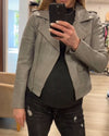 Barney's New York Clothing Small "Cement" Biker Jacket