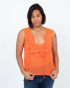 BCBG Max Azria Clothing Small Gauzy Sleeveless Blouse