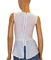 BCBG Max Azria Clothing XXS Eyelet Peplum Top