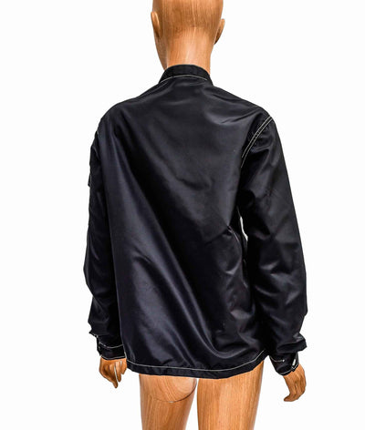 Birdwell Beach Britches Clothing Small Cropped Trench Jacket with Patch
